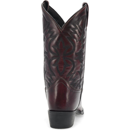 Laredo Birchwood Black Cherry Leather Round Toe Western Cowboy Boot(US Men Size)