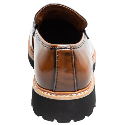 Stacy Adams Carabello Moc Toe Bit Slip-On - Brown Multi