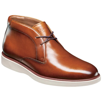 Florsheim Avenue Men's Cognac Smooth Leather Plain Toe Chukka Boot