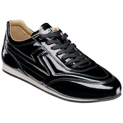 Stacy Adams Action 150 Sporty Lace-Up Sneaker - Black Patent