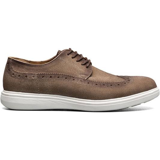 Stacy Adams Trudell Wingtip Lace-Up in Sand
