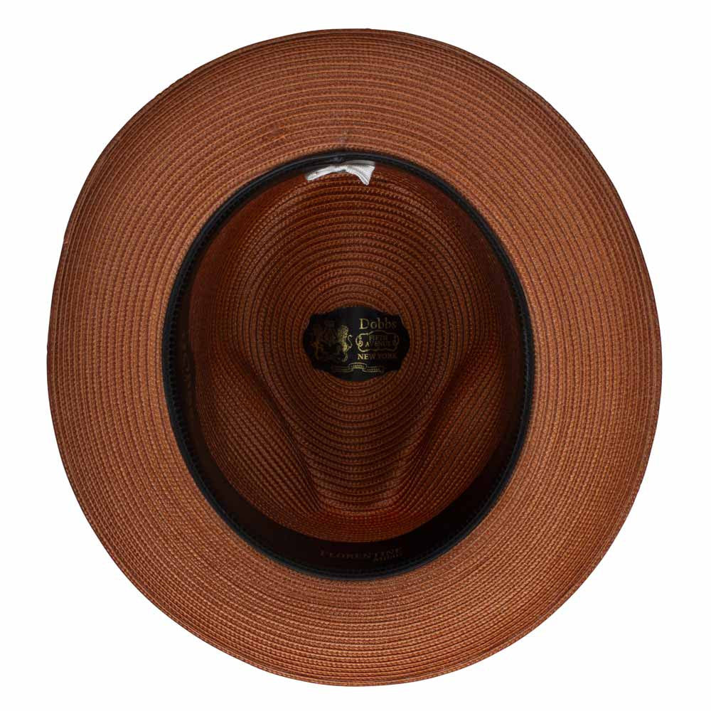 Dobbs Harrod Copper Florentine Milan Straw Hat