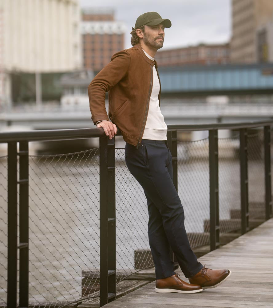Florsheim Avenue Men's Cognac Smooth Leather Plain Toe Chukka Boot