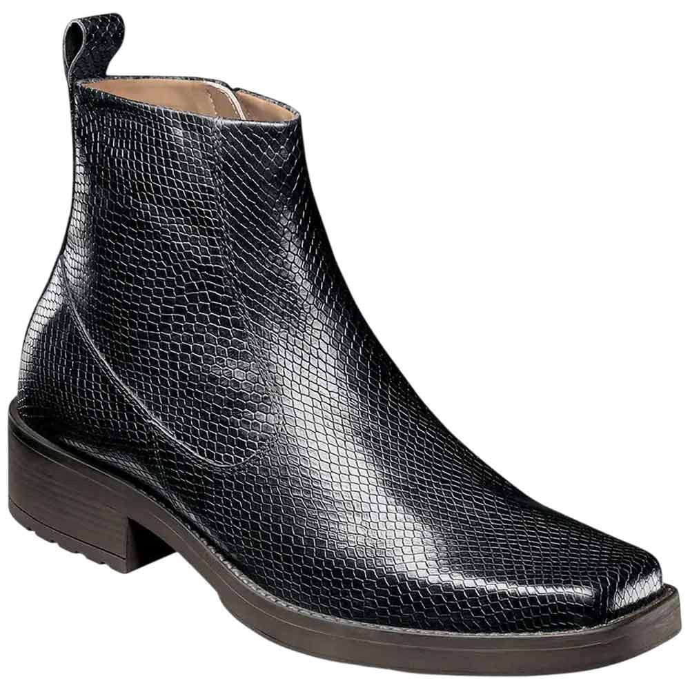 Stacy Adams Shea Plain Toe Side Zip Boot - Brown