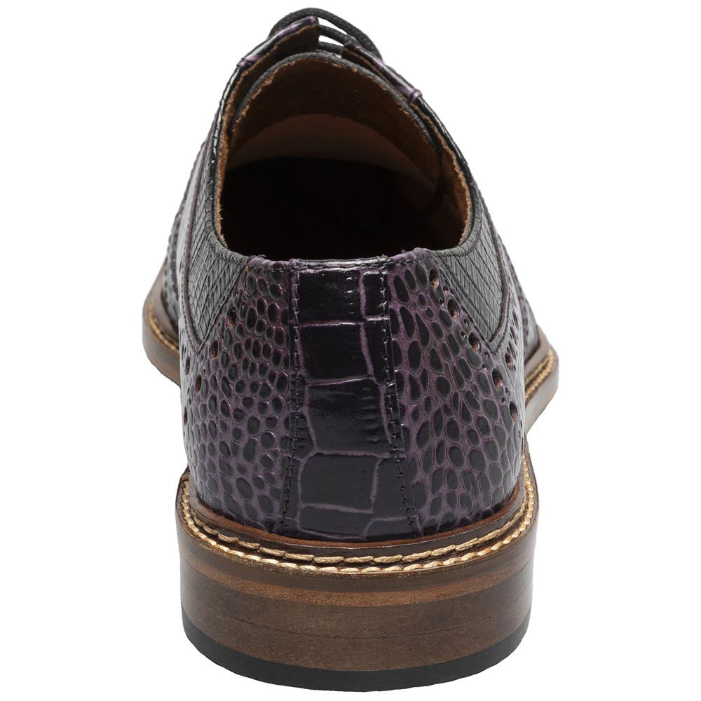 Travato Wingtip Oxford | Stacy Adams Dress Shoes in Purple & Cognac for Men