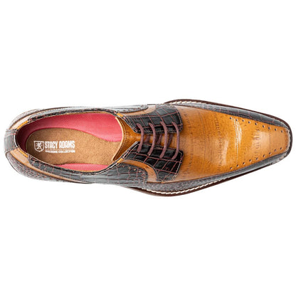 Stacy Adams Talamanco Bike Toe Oxford - Brown Multi