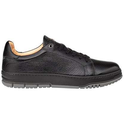 Mezlan Men's Grazia Deerskin Black Street Sneaker