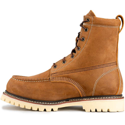 Bonanza Summit 8” Crazy Brown Insulated Waterproof Moc Toe Work Boots