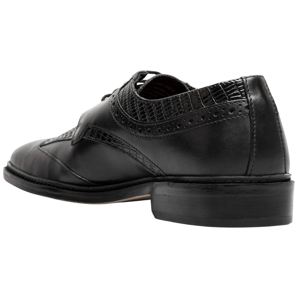 Stacy Adams Gambetta Modified Cap Toe Oxford - Black