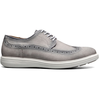 Stacy Adams Trudell Wingtip Lace-Up in Gray