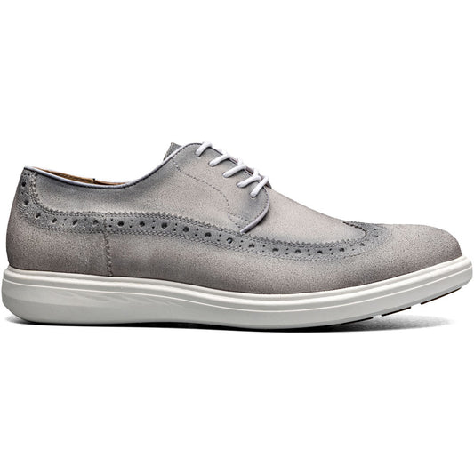 Stacy Adams Trudell Wingtip Lace-Up in Gray