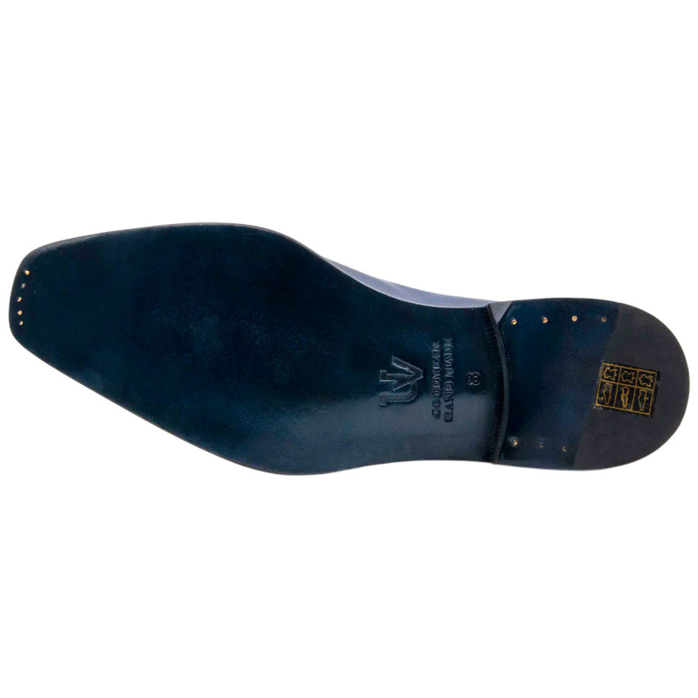 Ugo Vasare Jason Sr Goodyear Welt Wholecut Toe Navy Dress Shoes