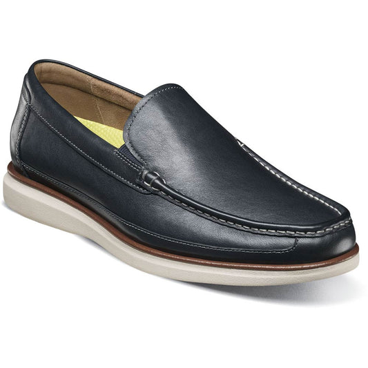 Florsheim Tropics Navy Moc Toe Venetian Slip On Shoes