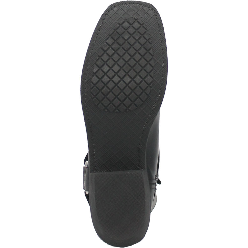 Dingo Dean Black Harness Leather Boots