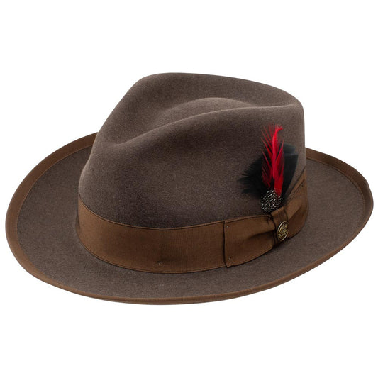 Stetson Whippet Fedora Tawny Royal Deluxe Fur Felt Hat