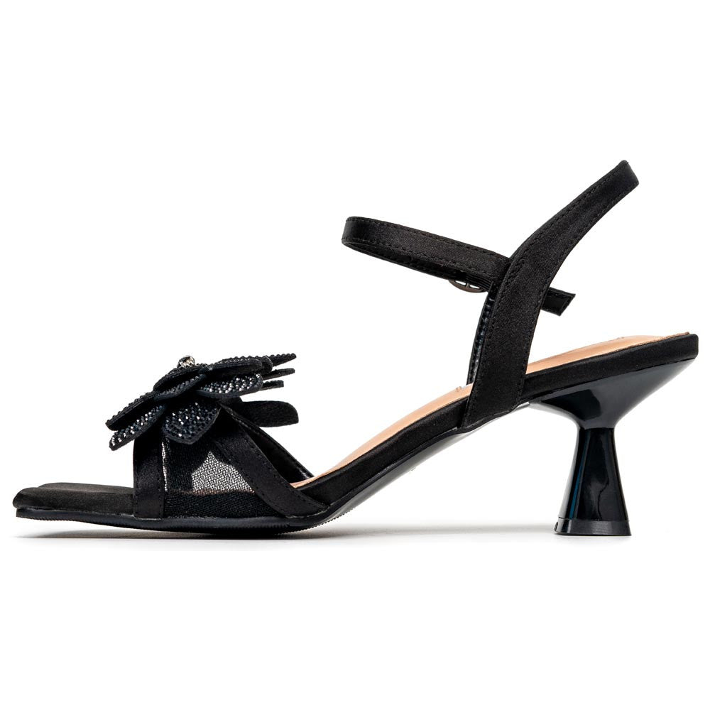 Lady Couture Lori Sandal 2” Heel in Black