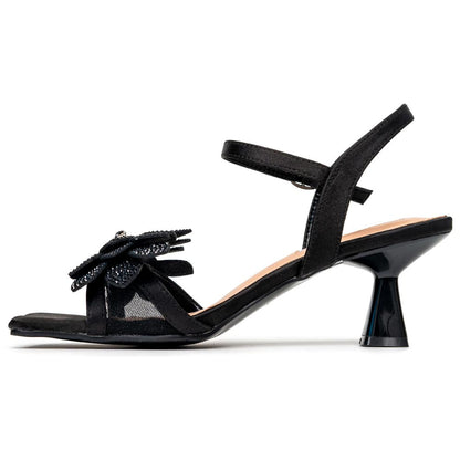 Lady Couture Lori Sandal 2” Heel in Black