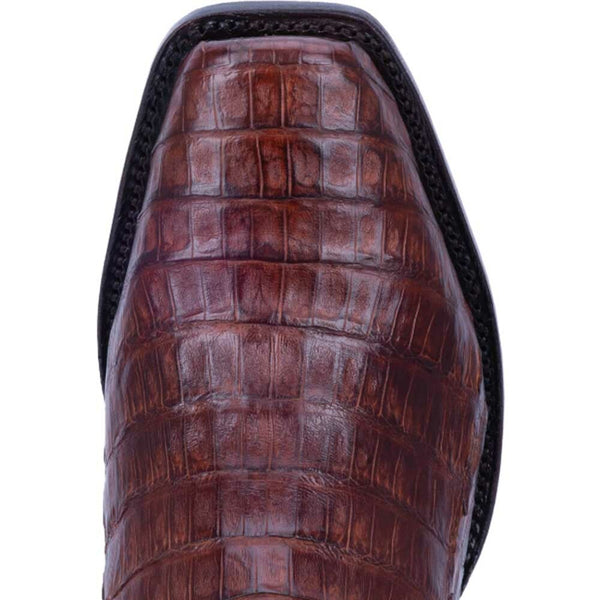 Dan Post Bayou Brass Genuine Caiman Tail Men's Boot