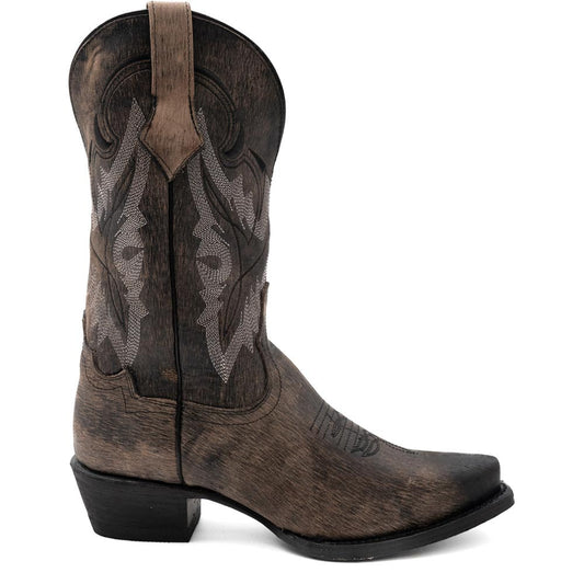 Ferrini Women’s Holly Oak Snipped Toe Leather Cowboy Boots