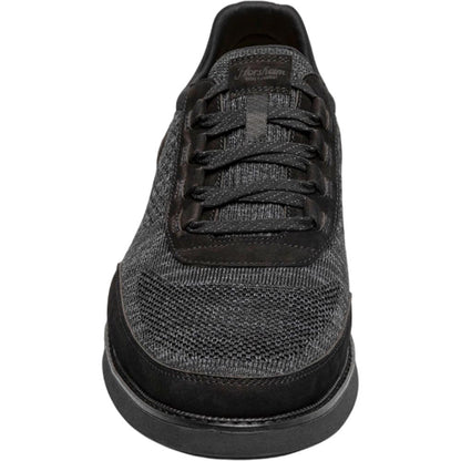 Florsheim Launch Black Knit Elastic Lace Moc Toe Slip On Men's Shoes