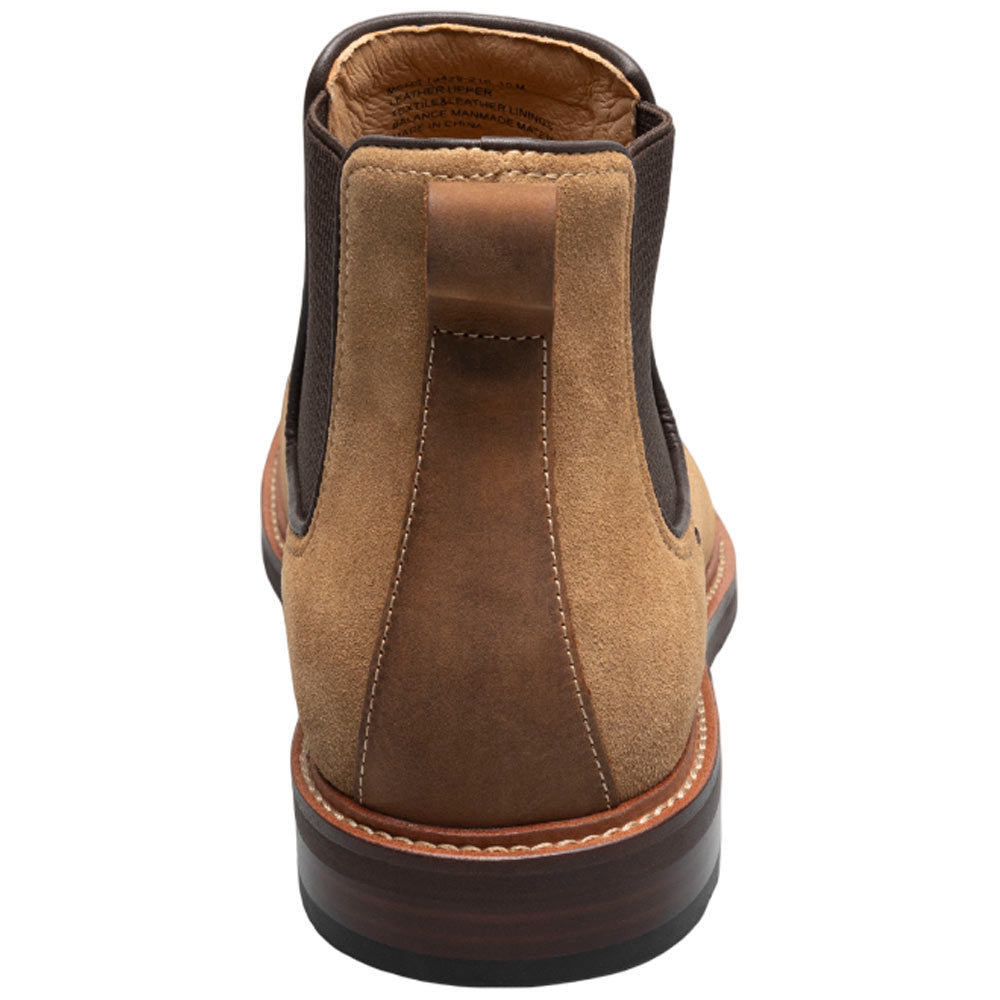Florsheim Anthem Plain Toe Mocha Suede Chelsea Boot for Men