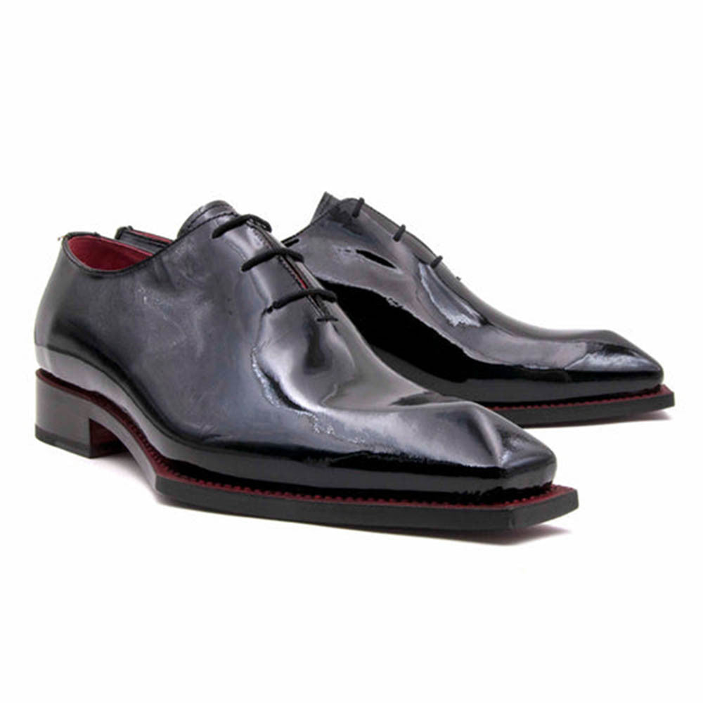 UGo Vasare Timeless Jason Spade Black Patent Laceup Oxford Shoes