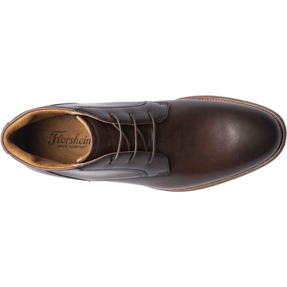 Florsheim Rucci Plain Toe Brown Chukka Boots