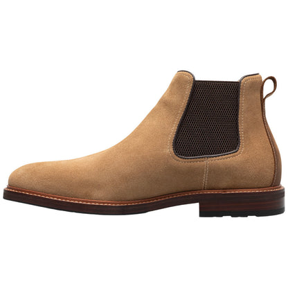 Florsheim Anthem Plain Toe Mocha Suede Chelsea Boot for Men