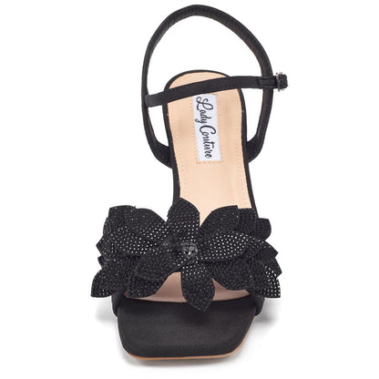 Lady Couture Lori Sandal 2” Heel in Black