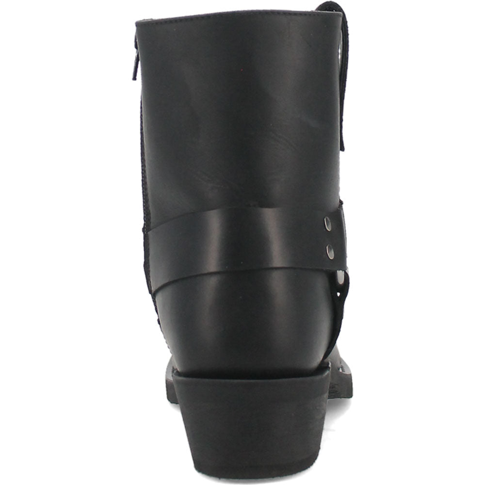 Dingo Dean Black Harness Leather Boots