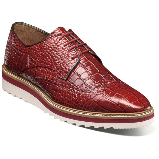 Alario Wingtip Oxford | Stacy Adams Dress Shoes in Red for Men