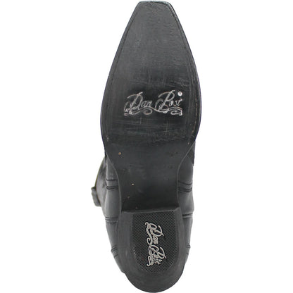 Dan Post Women’s Hallie Black 15” Snip Toe Medium Cowboy Boot