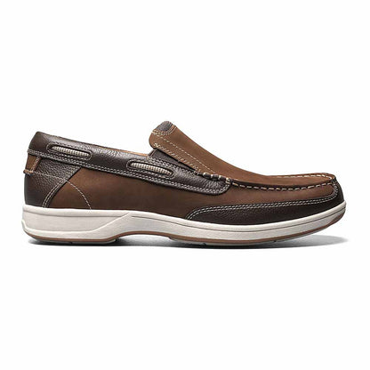 Florsheim Lakeside Brown Moc Toe Slip On Shoes