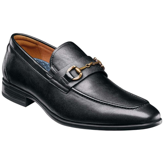 Florsheim Zaffiro Black Moc Toe Bit Loafer II for Men
