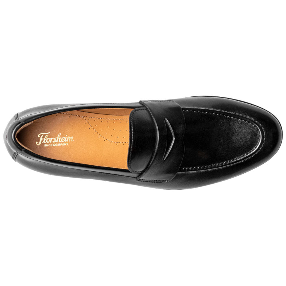 Florsheim Modena Moc Toe Black Leather Penny Loafer for Men