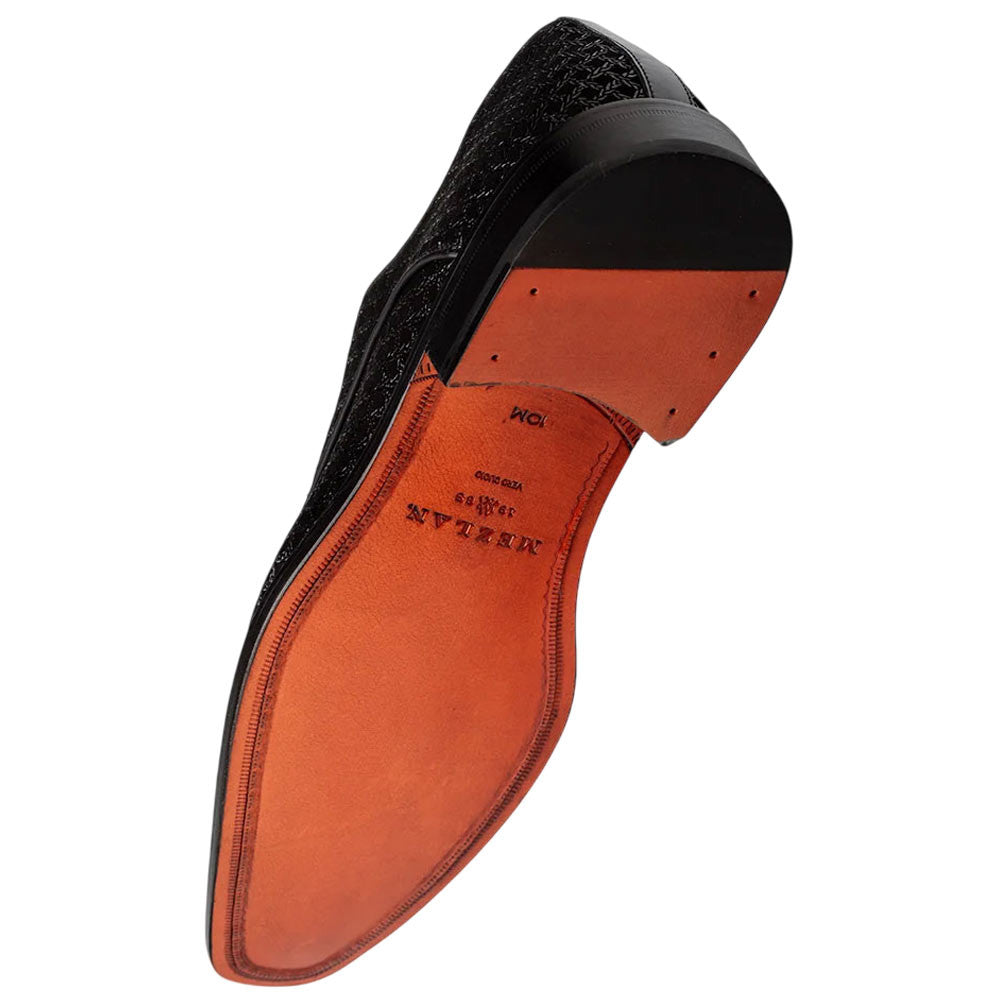 Mezlan Montage Printed Suede Derby - Men's Black Exclusive Printed Suede Derby