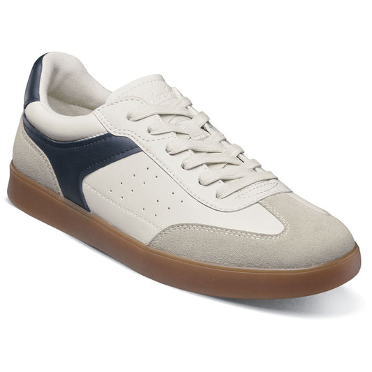Pace T-Toe Lace Up Casual Sneaker | Florsheim Bone Multi Dress Sneakers for Men
