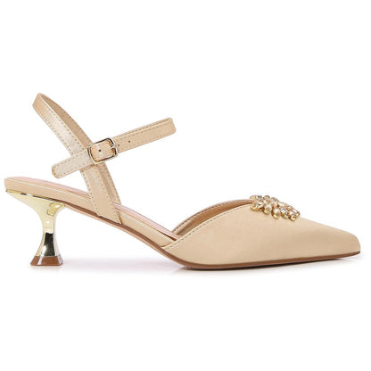 Lady Couture 2" Heel Classy Pump in Gold