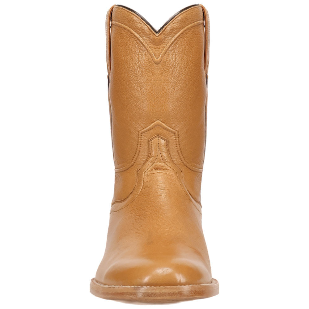 Dan Post Hartwell Men's Camel Leather Roper Boot - 10" Shaft, Round Toe