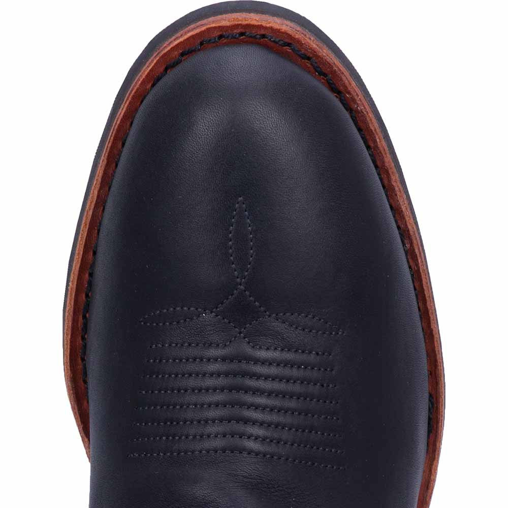 Dan Post Men’s Albuquerque 12” Round Toe Black Leather Cowboy Boot