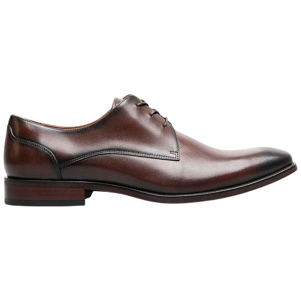 Florsheim Sorrento Lux Plain Toe Oxford - Brown Leather Dress Shoe