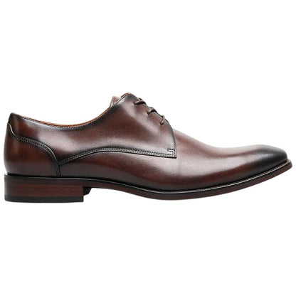 Florsheim Sorrento Lux Plain Toe Oxford - Brown Leather Dress Shoe