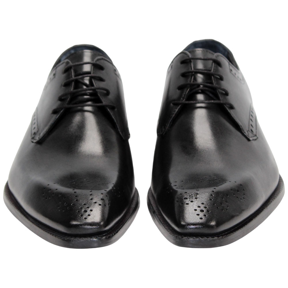 Duca Di Matiste Arpino Men's Oxford Black Calf-Skin Leather Shoes