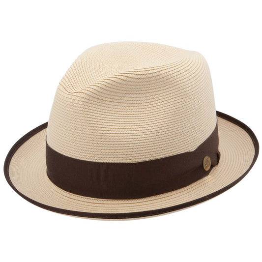 Stetson Latte Sand Straw Hat