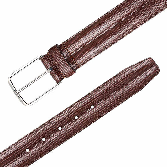 Mezlan Men's Classic Lizard Belt in Sport