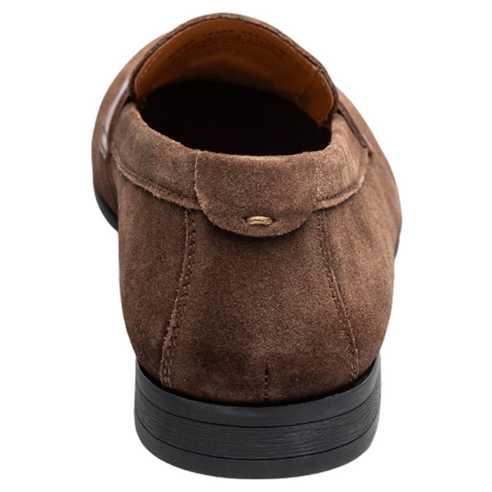 Florsheim Modena Moc Toe Brown Suede Penny Loafer for Men
