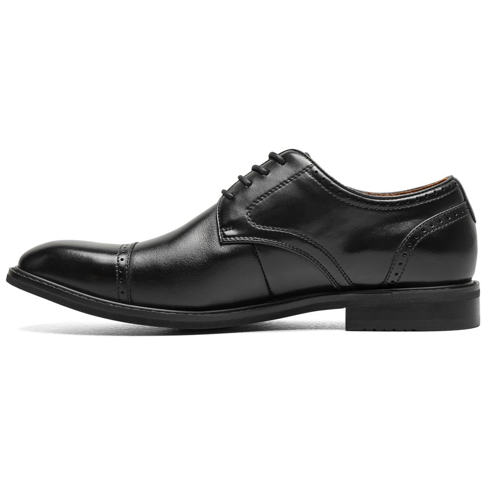 Stacy Adams Men’s Cap Toe Black Oxfords Bailey