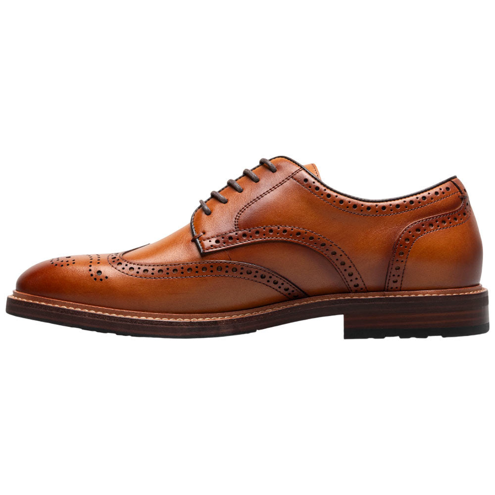 Florsheim Anthem Wingtip Saddle Tan Leather Oxford for Men