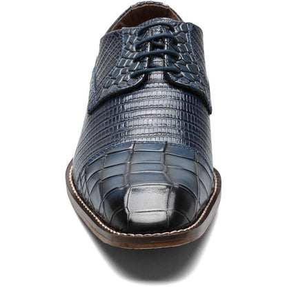 Stacy Adams TEDESCO Blue Cap Toe Oxford Shoes