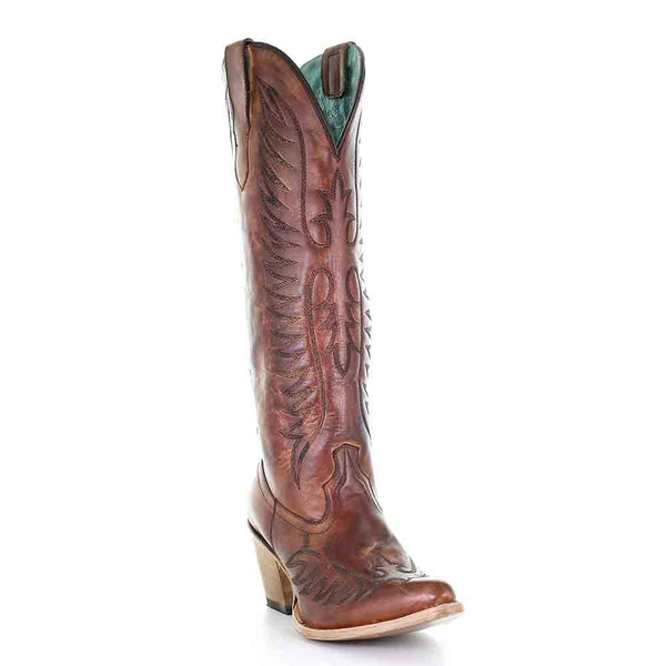 Corral Cognac Cowhide Cowgirl Boots